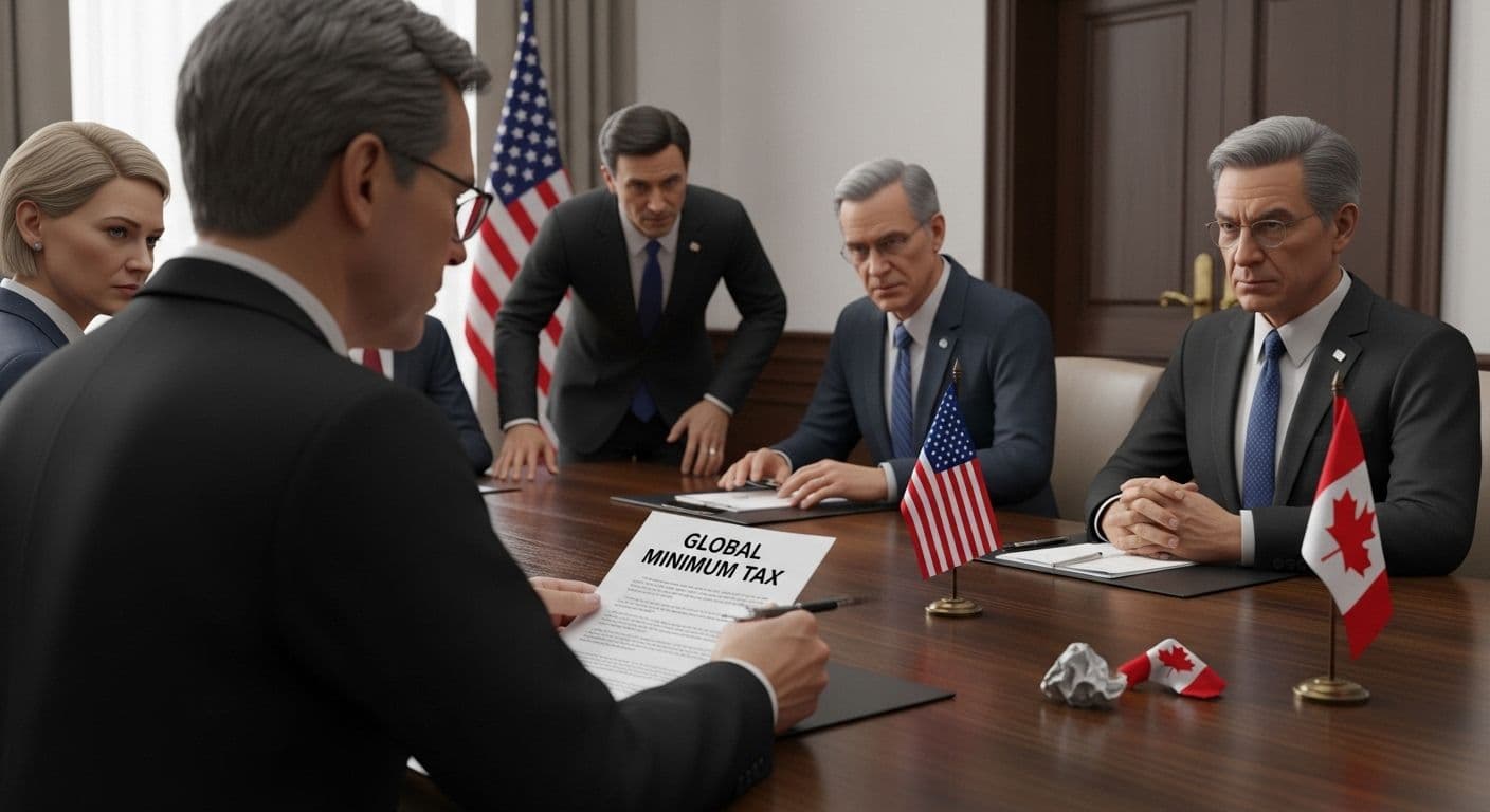 G7 Carves Out U.S. Firms From Global Minimum Tax, Canada Drops DST